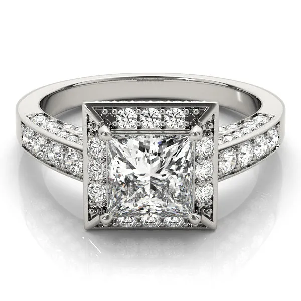 Engagement Rings Halo Square & Cushion - TN83501