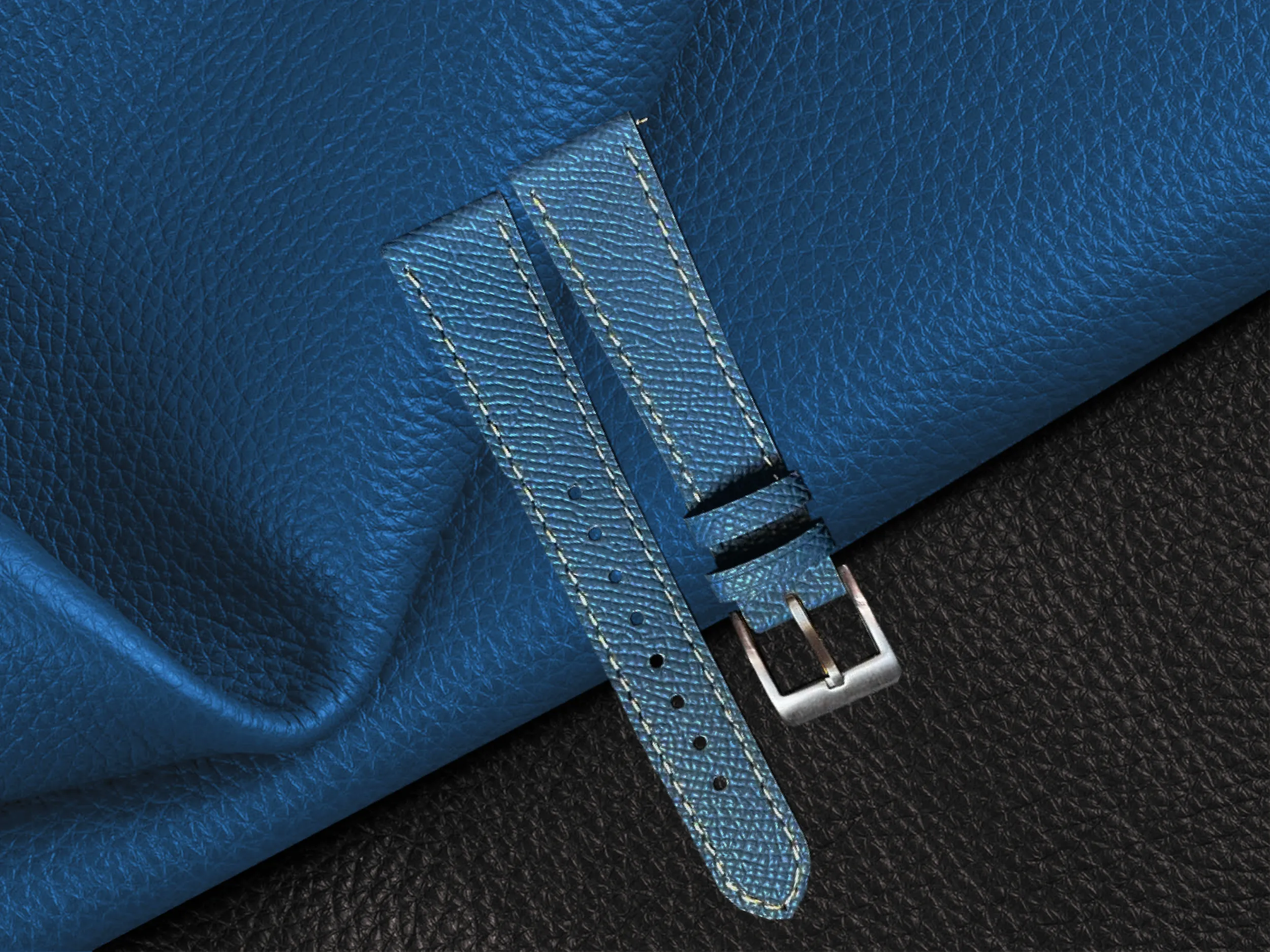 Epsom Leather - Royal Blue