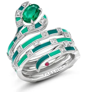 Fabergé x Beetlejuice Beetlejuice Sandworm Spiral Wrap Ring