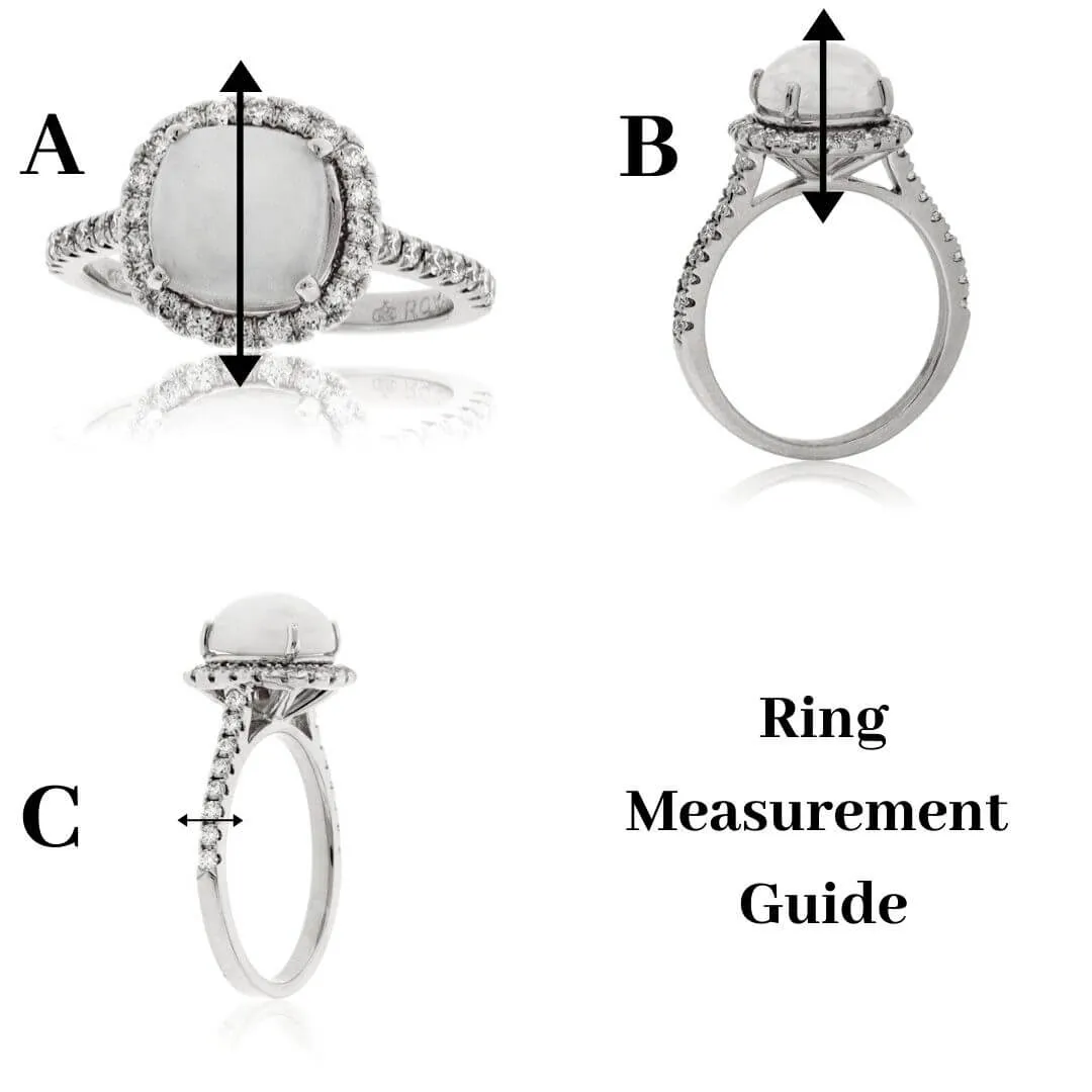 Fancy Cut London Blue Topaz Milgrain Style Ring