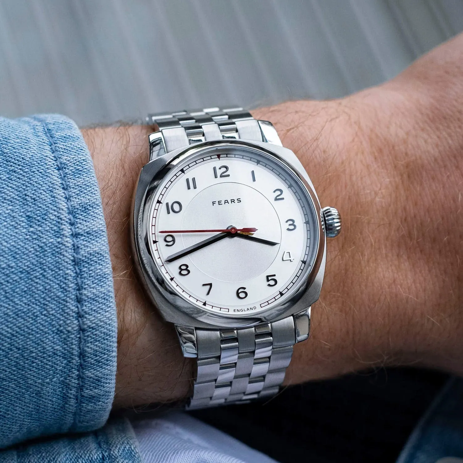 Fears Brunswick 40 Opaline Silver Automatic – BS24000A-Silver