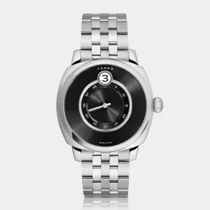 Fears Brunswick 40.5 Jump Hour Raven Black Automatic – BS240.500A-Black-B