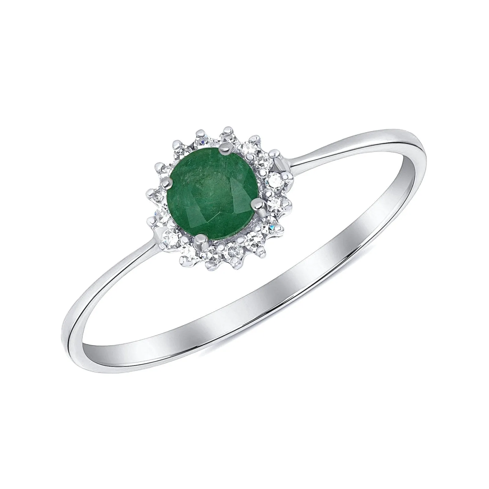 First Emerald and Diamond Ring
