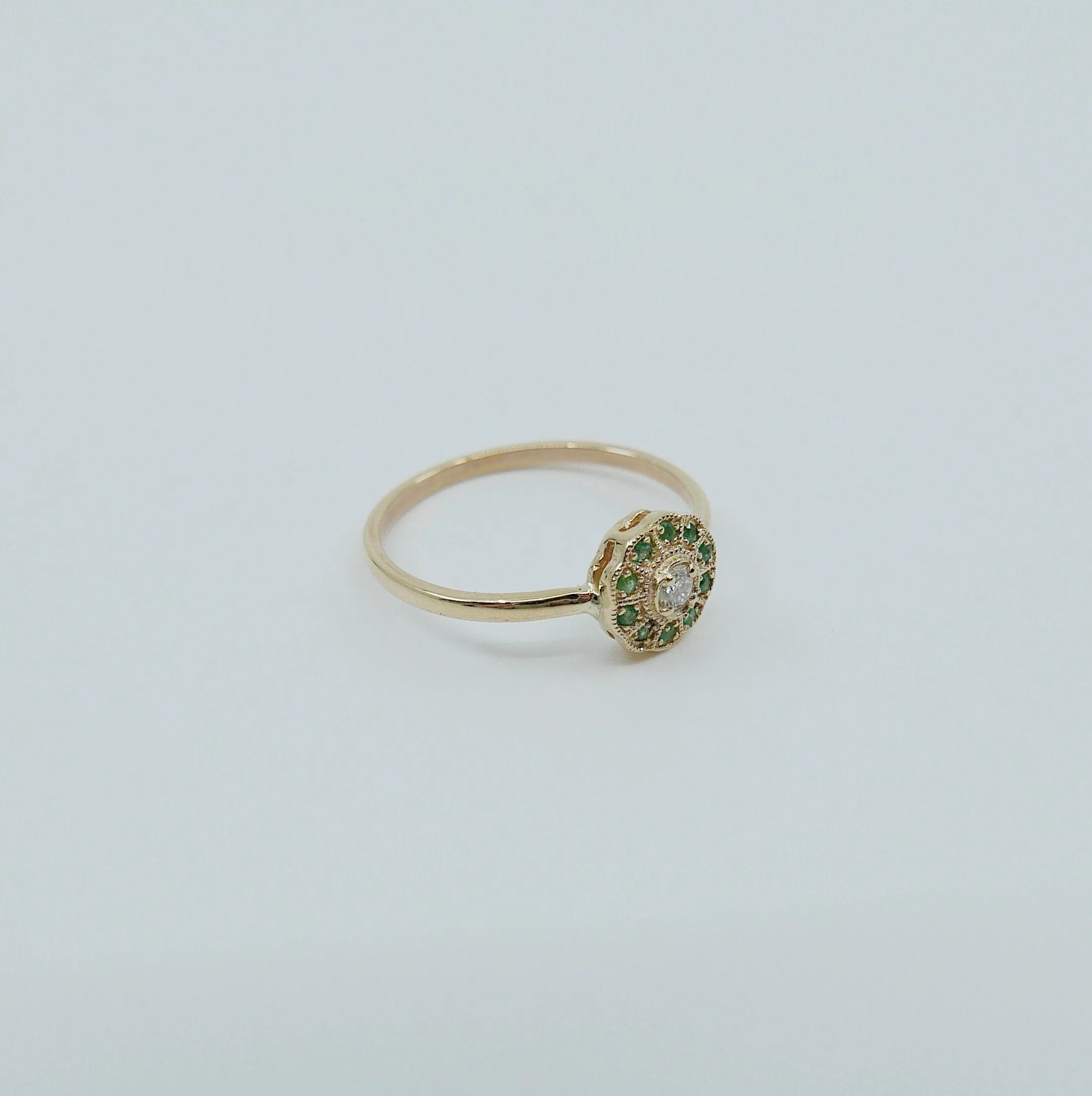 Flora Emerald Ring