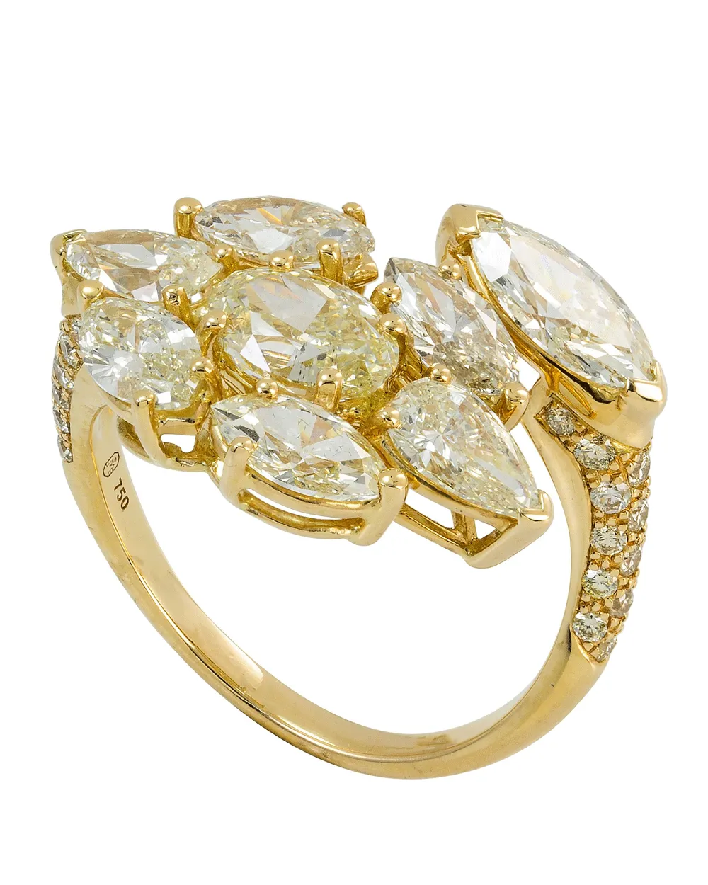 Floral Cuff Ring