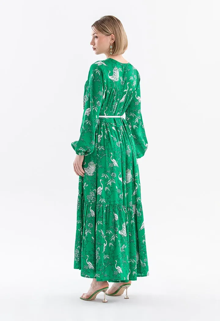 Floral Multi Print Maxi Dress