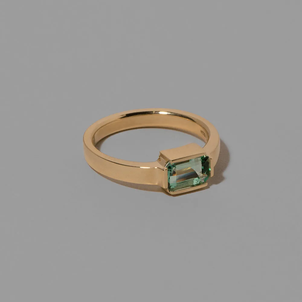 Fold Ring - Emerald