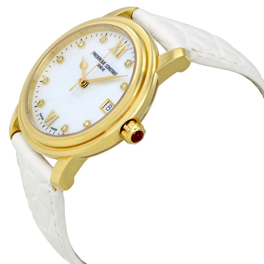 Frederique Constant Mother of Pearl Diamond Ladies Watch FC-303MPWD2P5