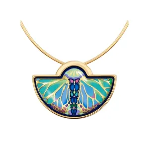 FreyWille Mucha Papillon Half Moon Pendant