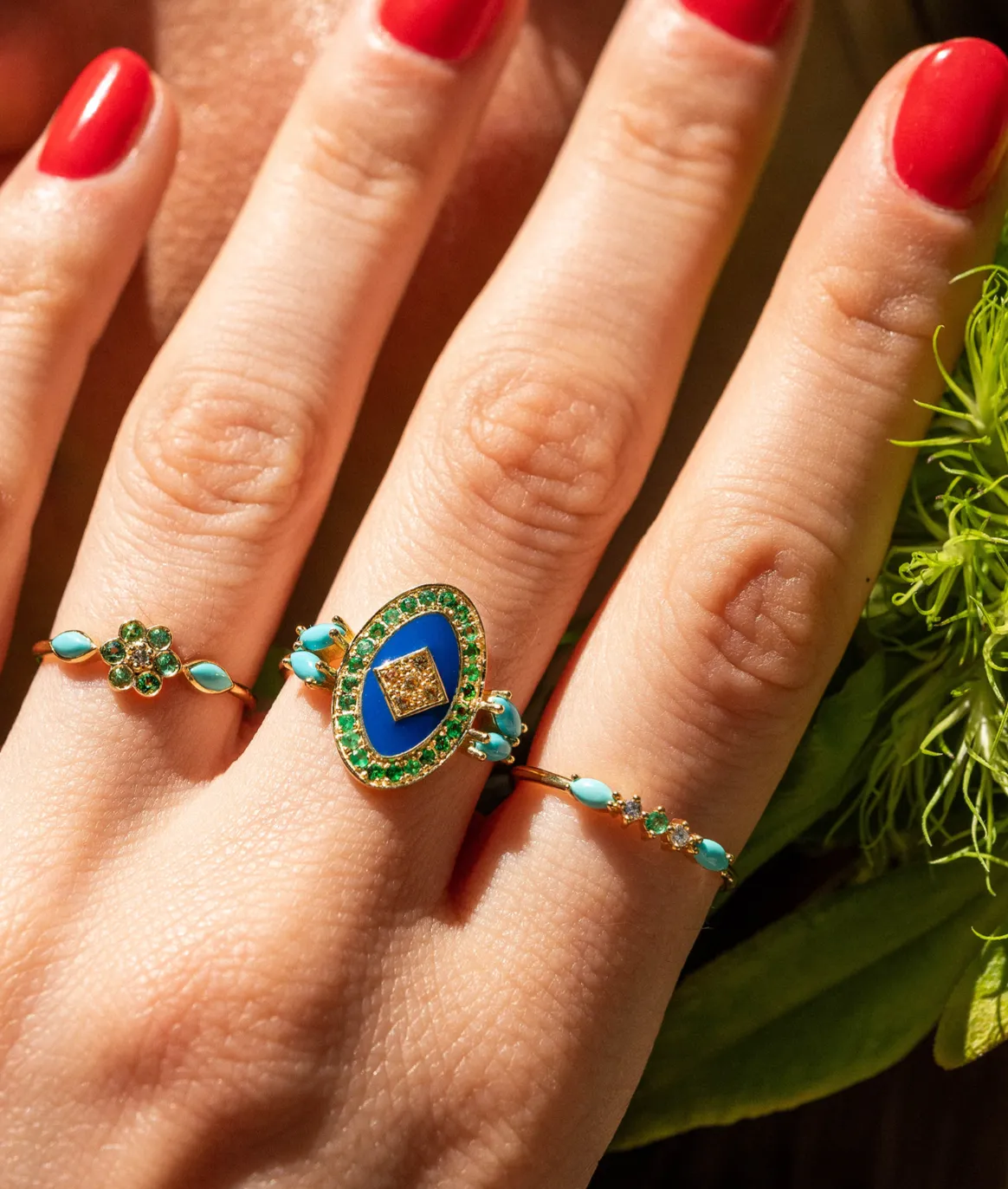 Gaia Ring 6 - Turquoise (By Special Order)