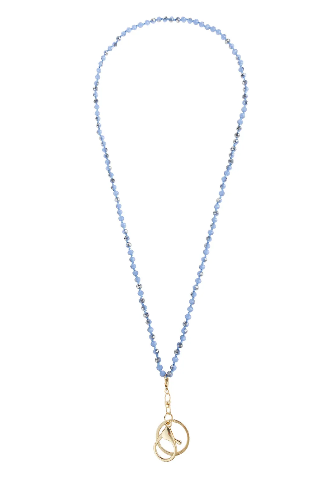 GLASS BEADS LANYARD NECKLACE