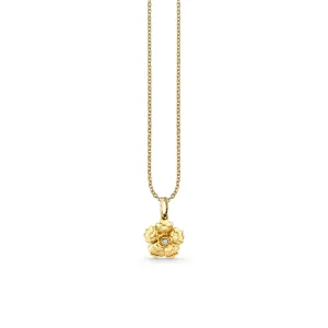 Gold & Diamond Begonia Charm