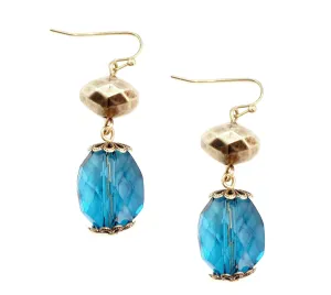 GOLD-MULTI EARRINGS  #SE30656_GLD-MLT (FG18)