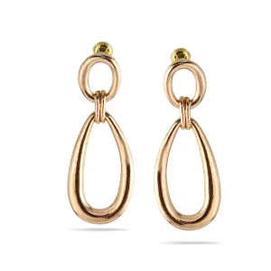 GOLD TEARDROP EARRINGS #SQGN20011003G (SF6)