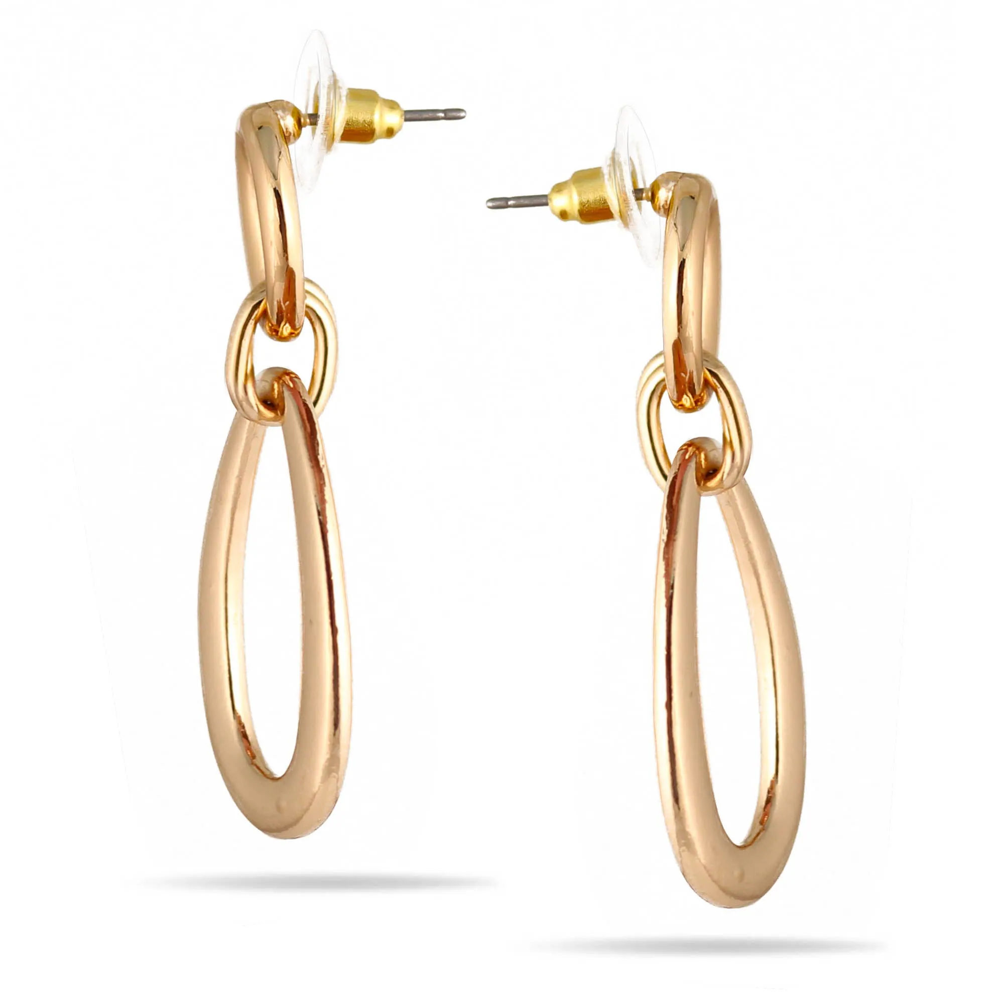 GOLD TEARDROP EARRINGS #SQGN20011003G (SF6)
