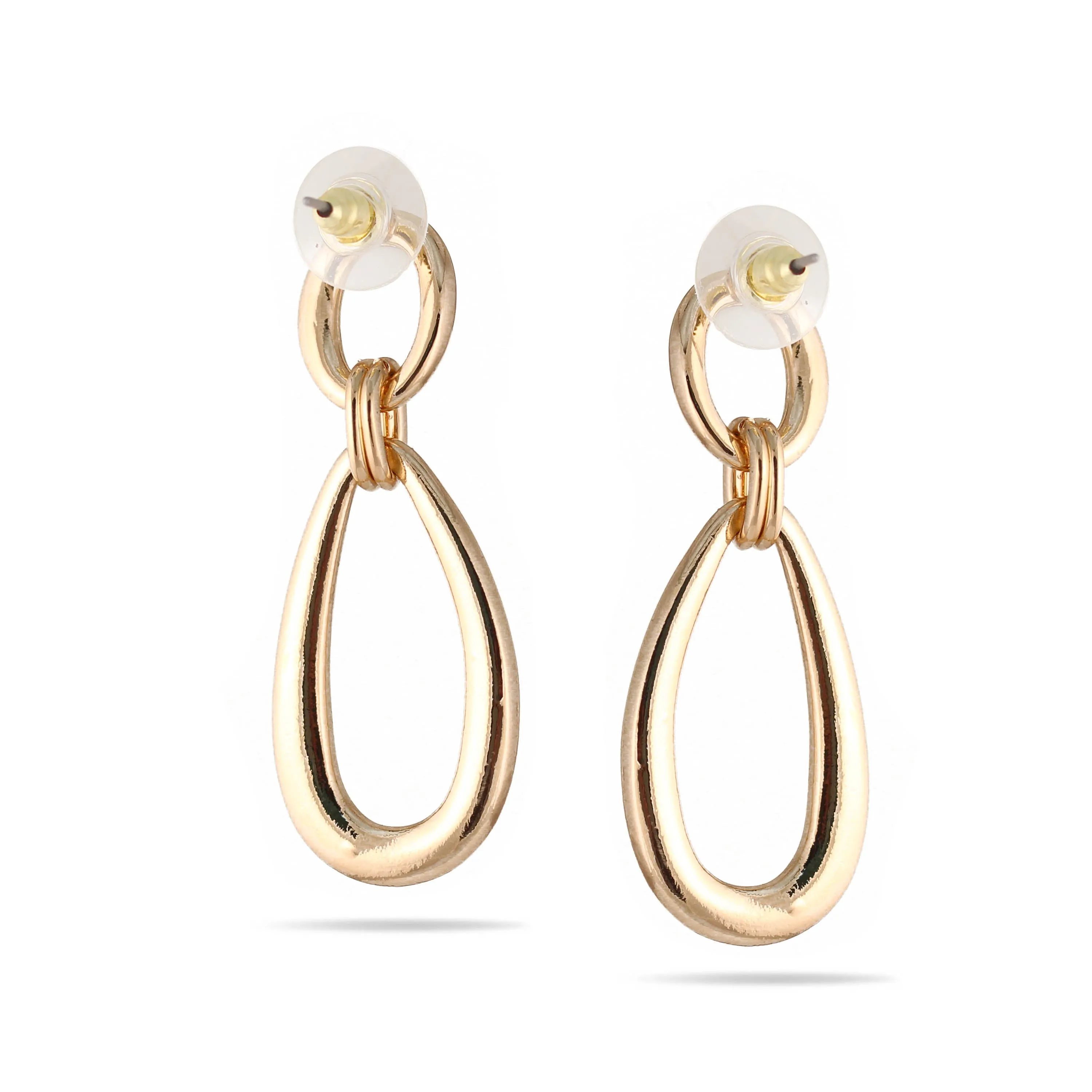 GOLD TEARDROP EARRINGS #SQGN20011003G (SF6)
