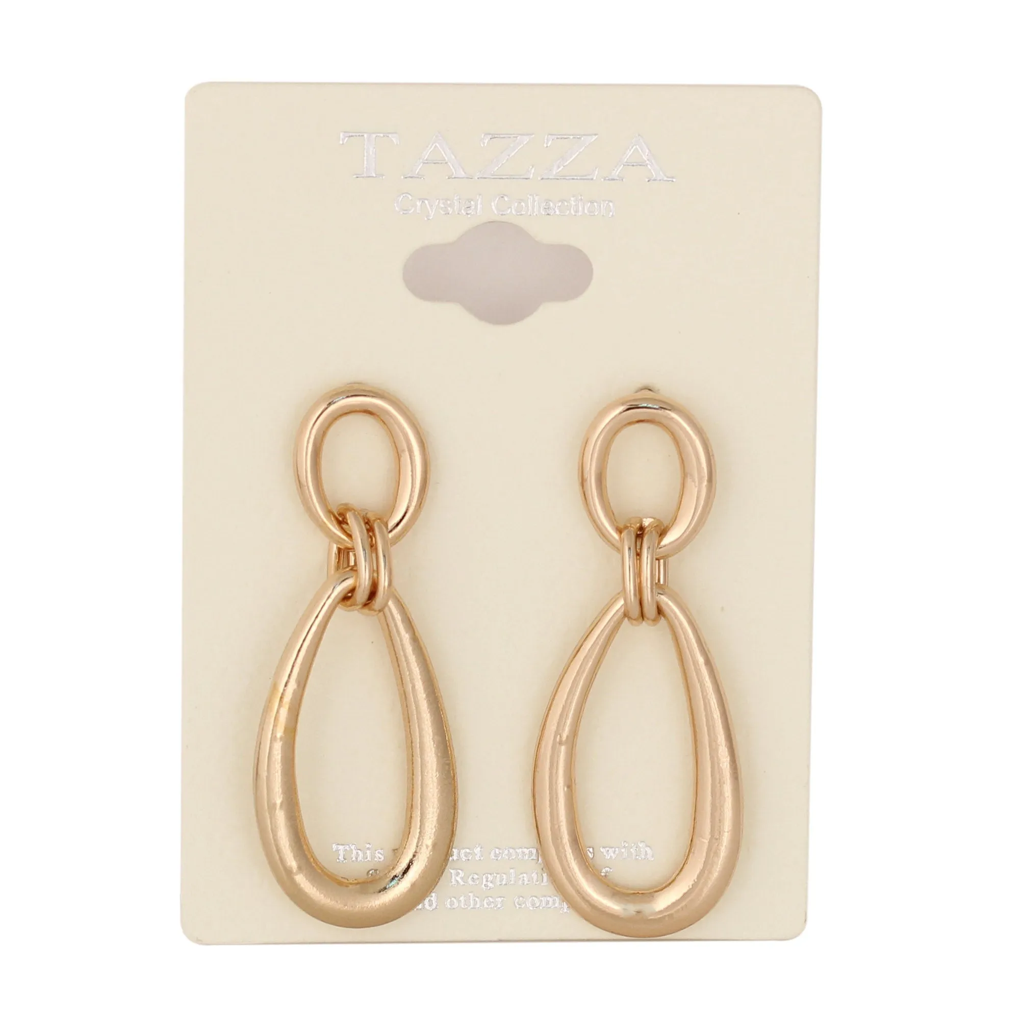 GOLD TEARDROP EARRINGS #SQGN20011003G (SF6)