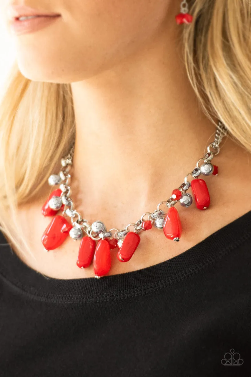 Grand Canyon Grotto Red Paparazzi Necklace