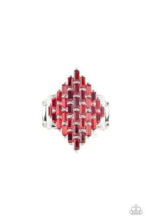 Hive Hustle Red Paparazzi Ring
