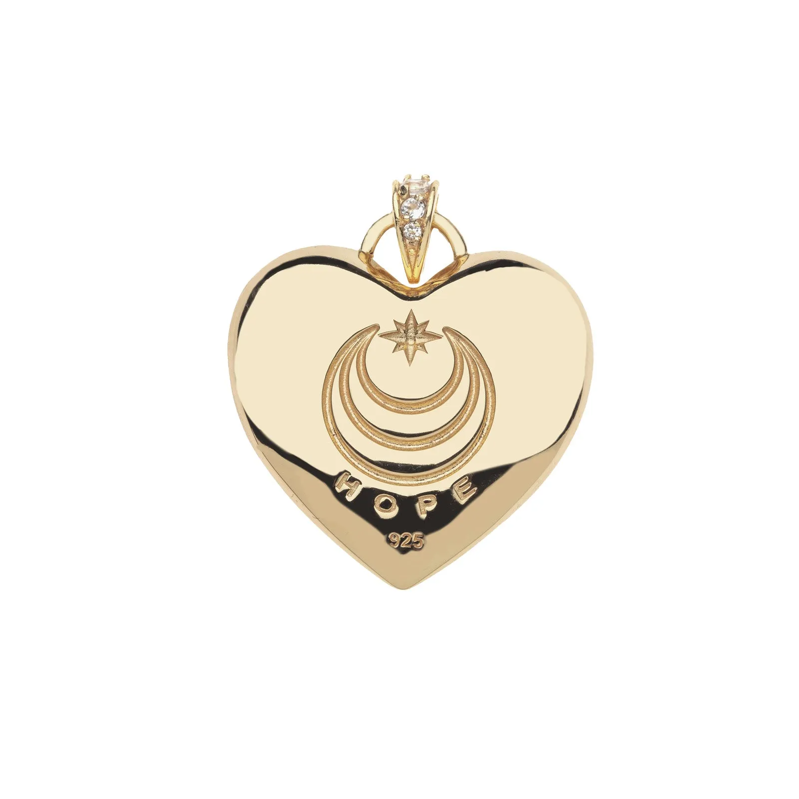 HOPE Through All The Seasons Heart Pendant Necklace