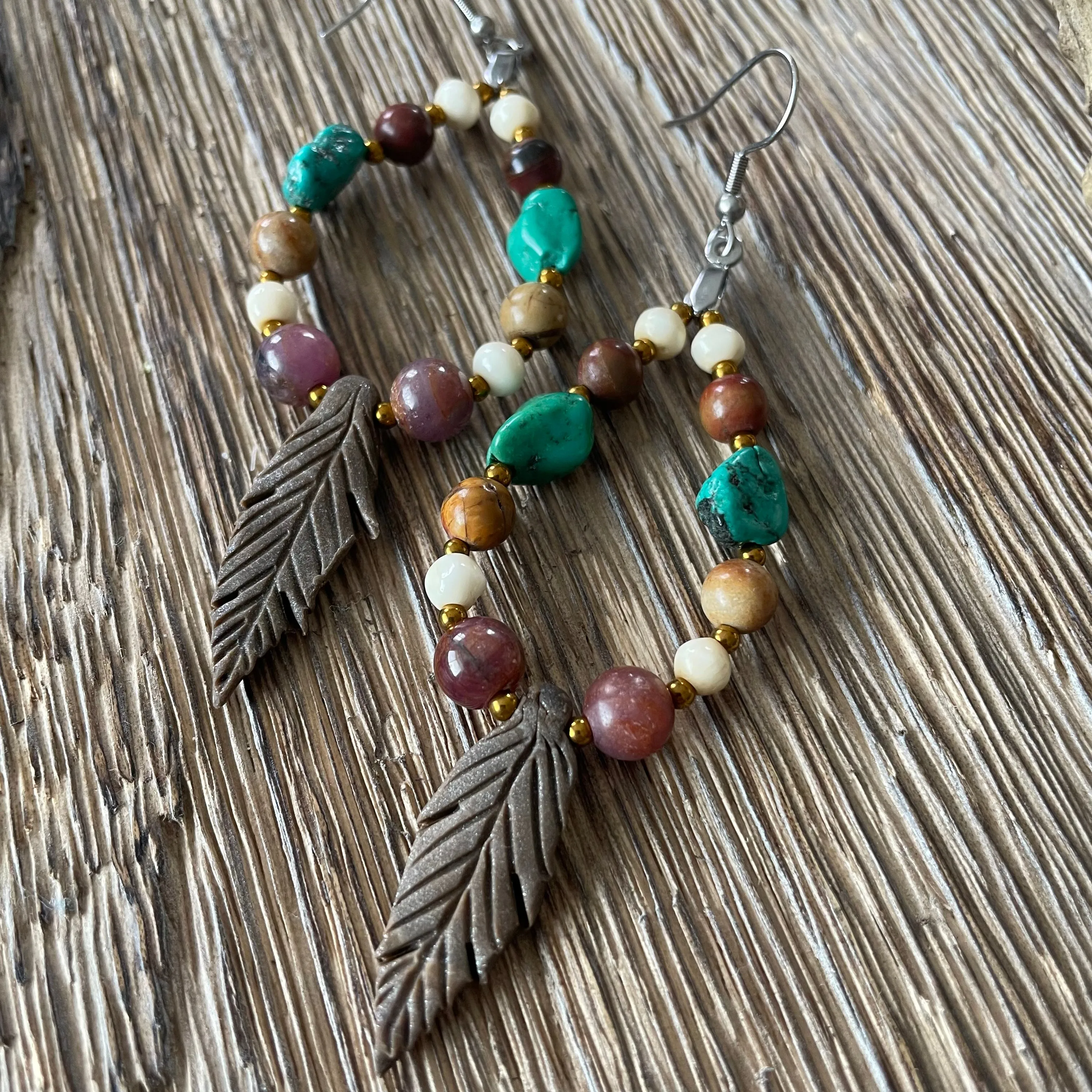 I am Wild & Free! Necklace and earring set~