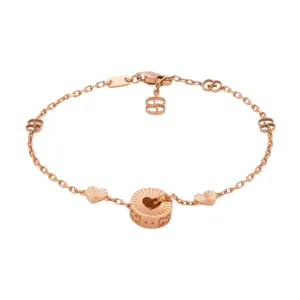 Icon Heart 18K Rose Gold Bracelet