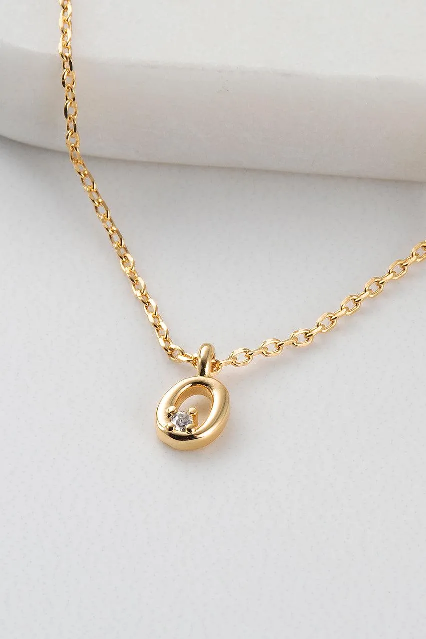 Initial Necklace - Gold