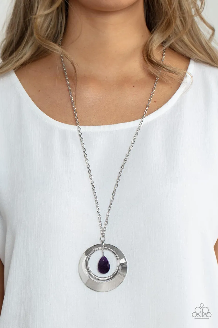 Inner Tranquility Purple Paparazzi Necklace