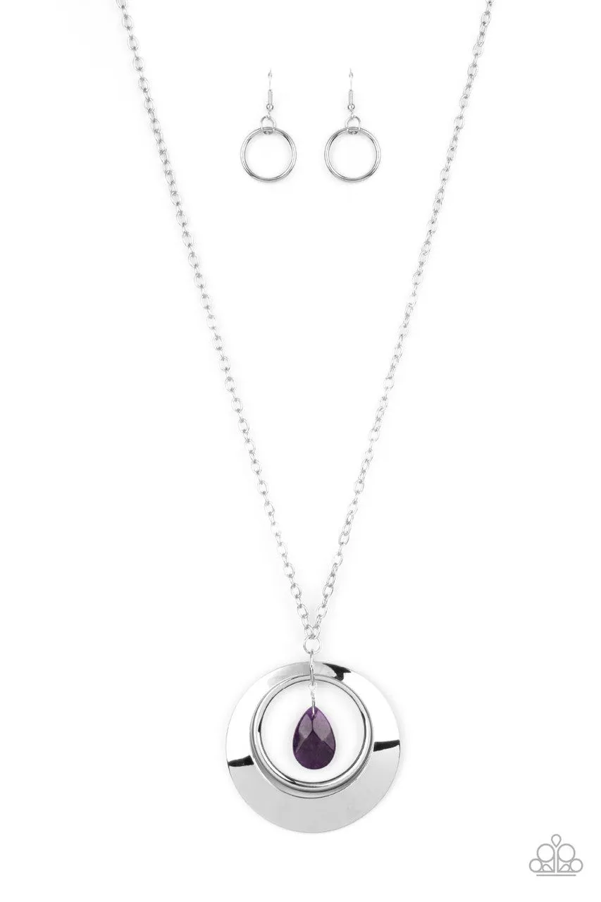 Inner Tranquility Purple Paparazzi Necklace