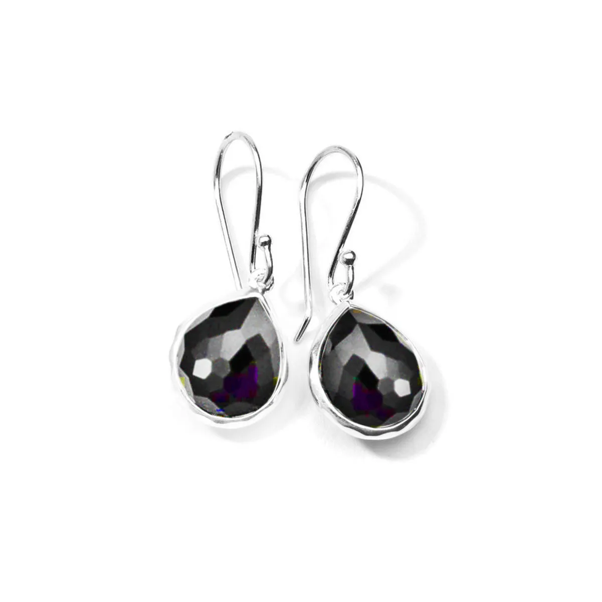 IPPOLITA Rock Candy® Sterling Silver Small Gemstone Teardrop Earrings in Hematite Doublet