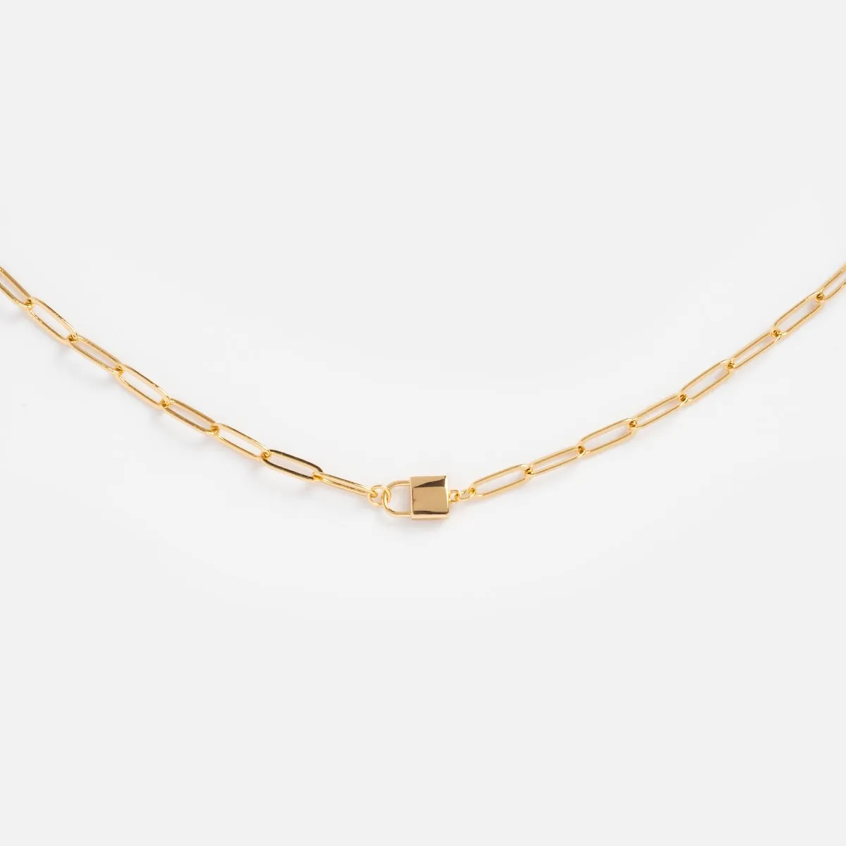 Jessa Lock Necklace