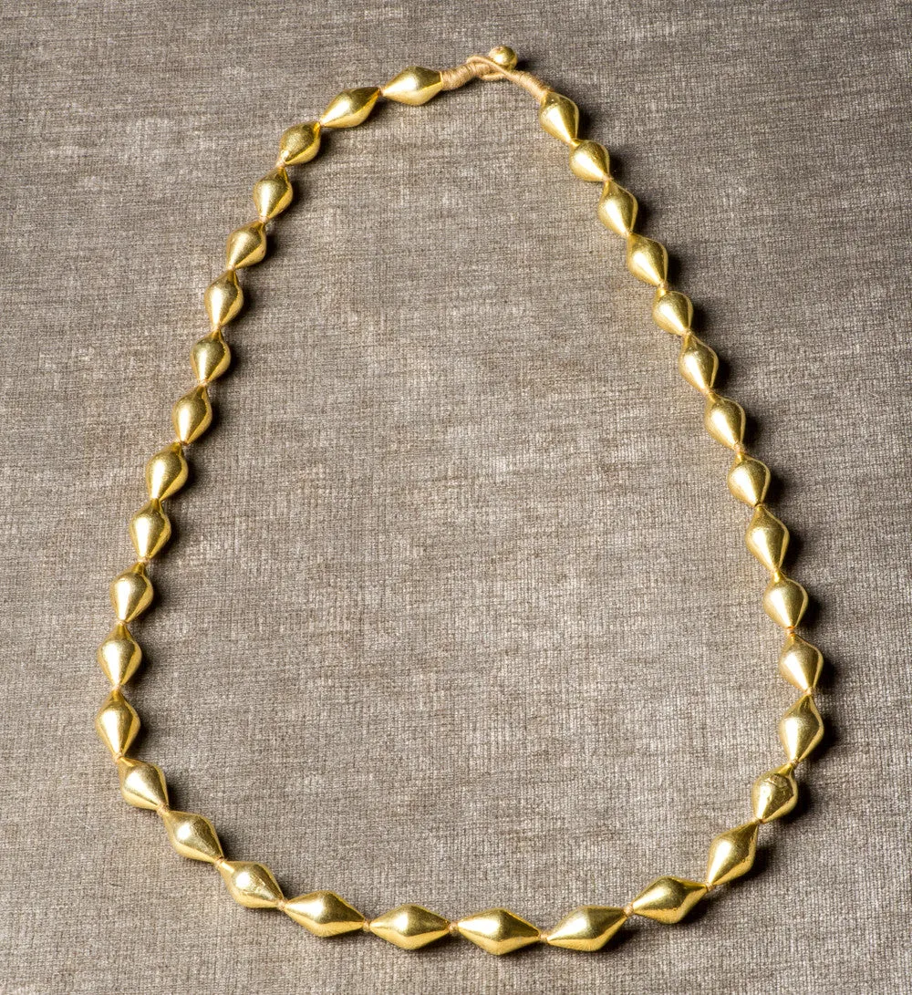 Jewels of Jaipur | 30" Gold Bead Necklace