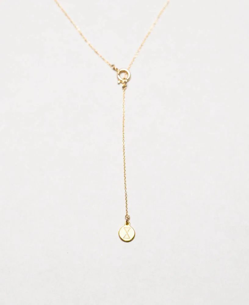 Jules Six Bezel 14k Gold Necklace