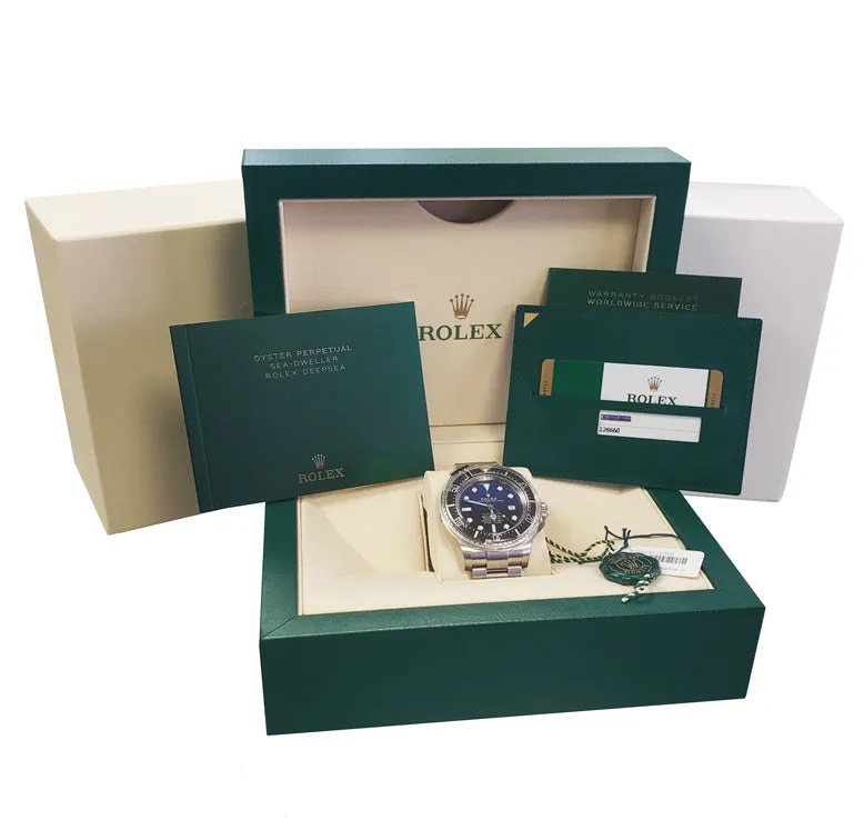JUNE 2020 SEALED Rolex Sea-Dweller Deepsea 'James Cameron' Blue 126660 Watch
