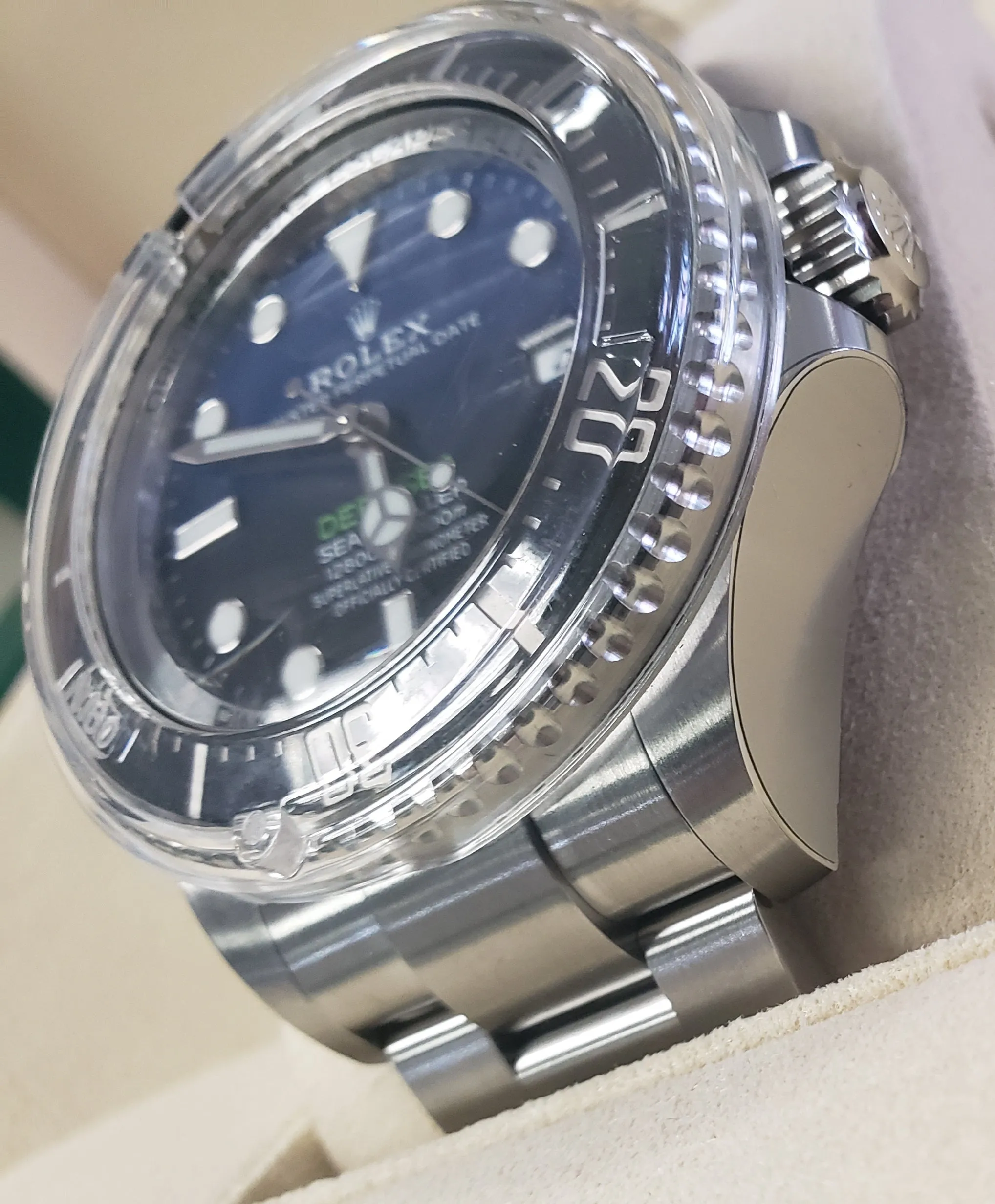 JUNE 2020 SEALED Rolex Sea-Dweller Deepsea 'James Cameron' Blue 126660 Watch