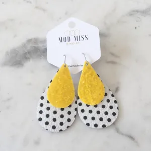 June 2020 {SUNSHINY DAY} Stacked Teardrop Earrings {Pre-Order:  Ships First Week of June}