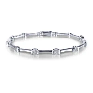 Lafonn 2.04 CTW Semi-Bezel Link Bracelet