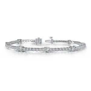 Lafonn 5.82 CTW Classic Station Link Bracelet