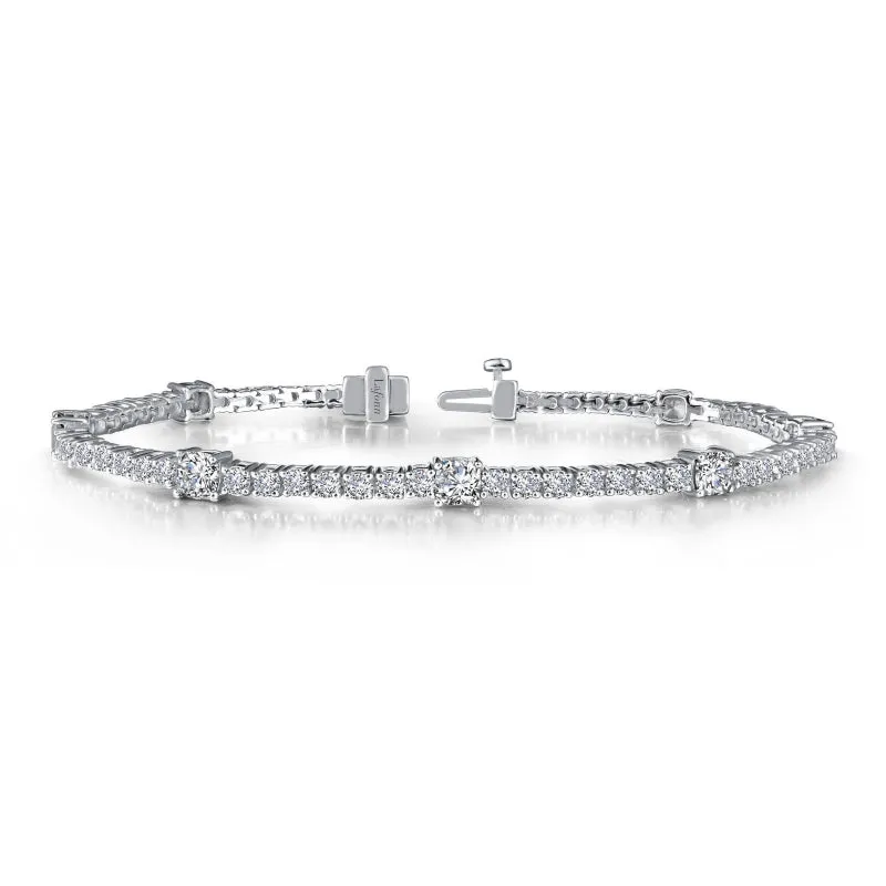 Lafonn 5.82 CTW Classic Station Link Bracelet