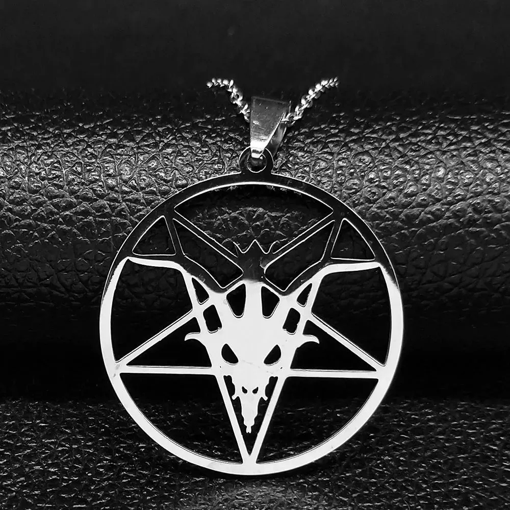 Large Talisman Stainless Steel Necklaces