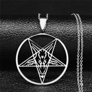Large Talisman Stainless Steel Necklaces