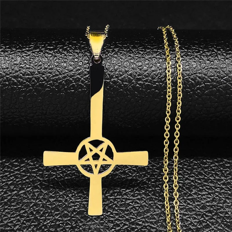 Large Talisman Stainless Steel Necklaces