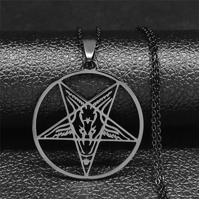 Large Talisman Stainless Steel Necklaces