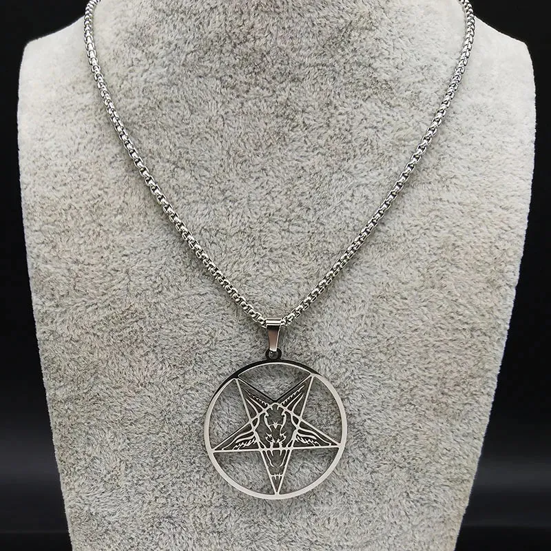 Large Talisman Stainless Steel Necklaces