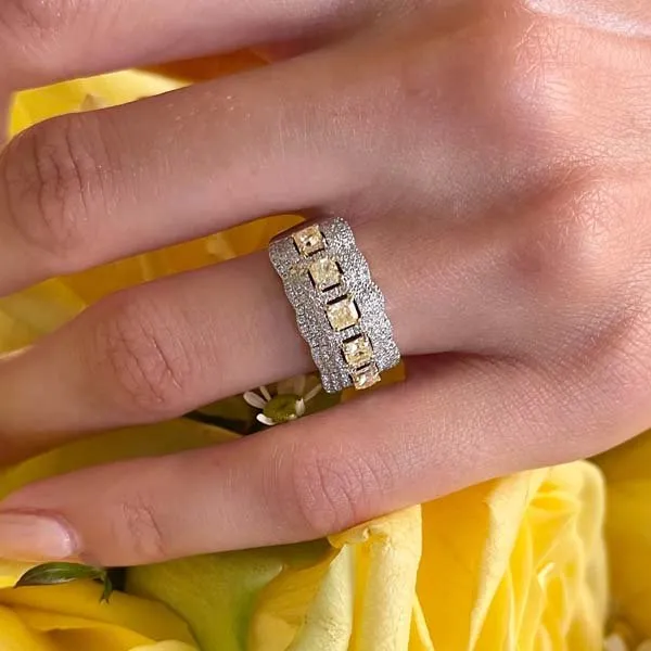 Le Vian Couture Sunny Yellow Diamond Five Stone Ring