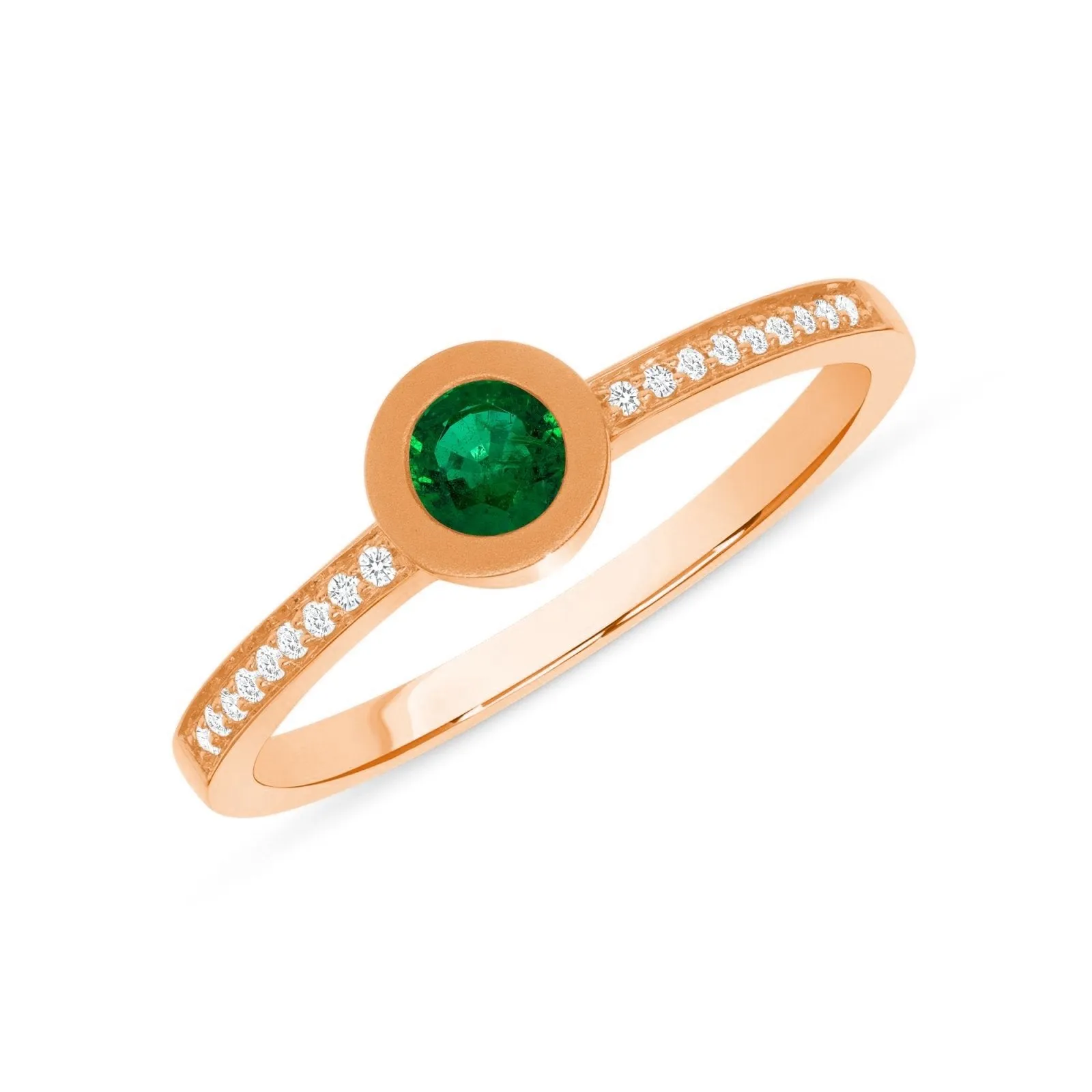 Life Emerald and Diamond Ring