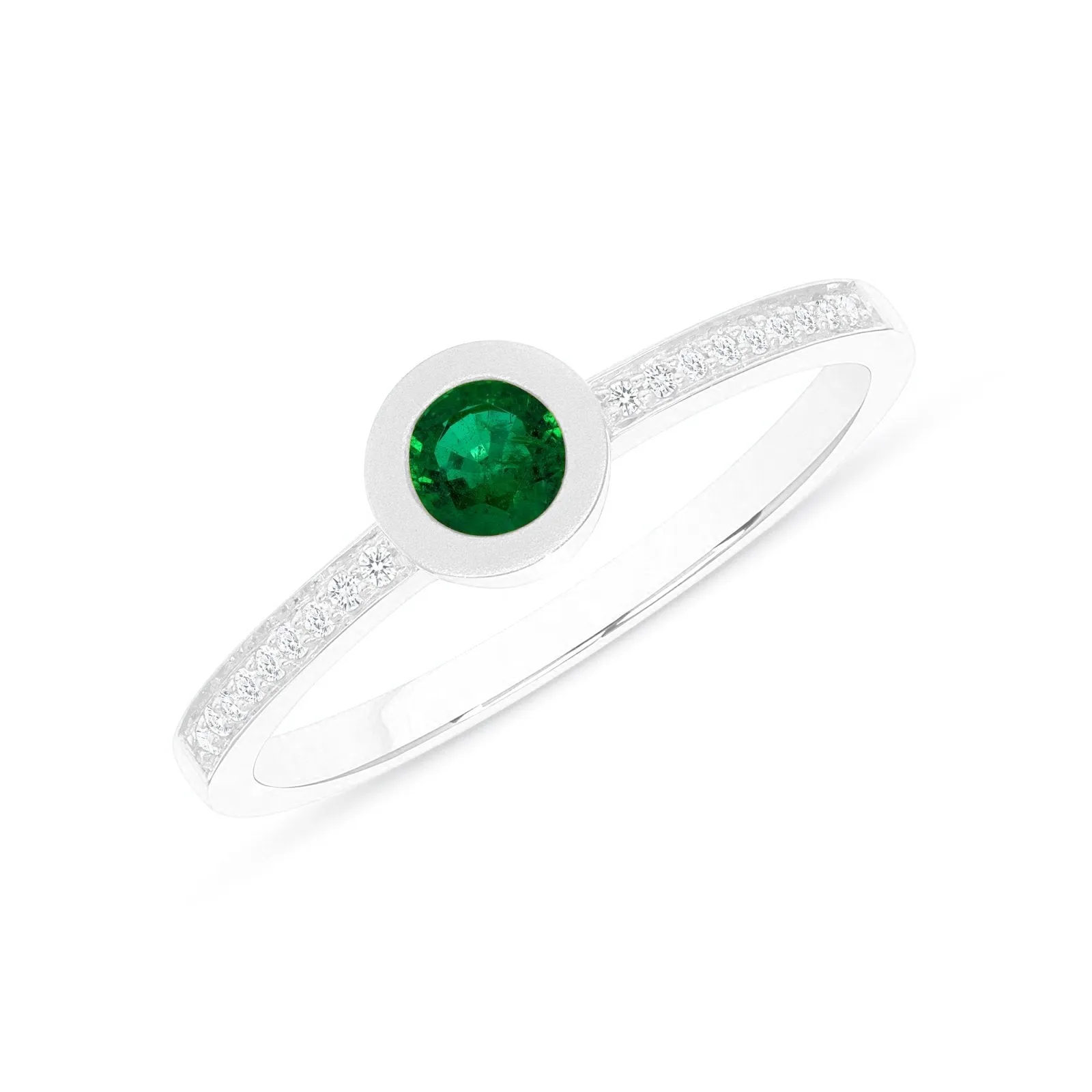 Life Emerald and Diamond Ring