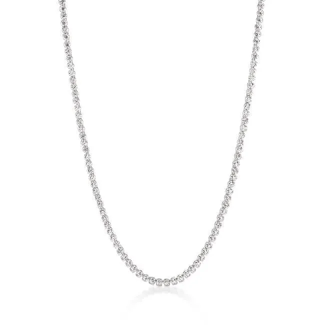 Long Elegant Cubic Zirconia Necklace