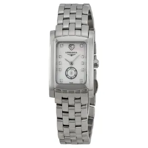 Longines DolceVita White Mother of Pearl Diamond Dial Ladies Watch L5.155.4.94.6