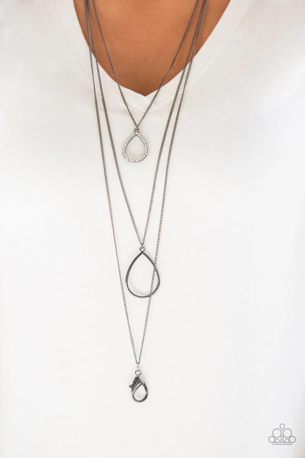 Make The World Sparkle - Black Lanyard